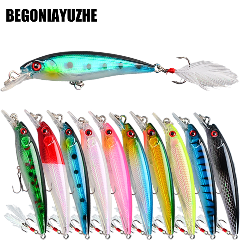Fishing Hook Treble - Zestaw 10 sztuk bionicznych przynęt wędkarskich