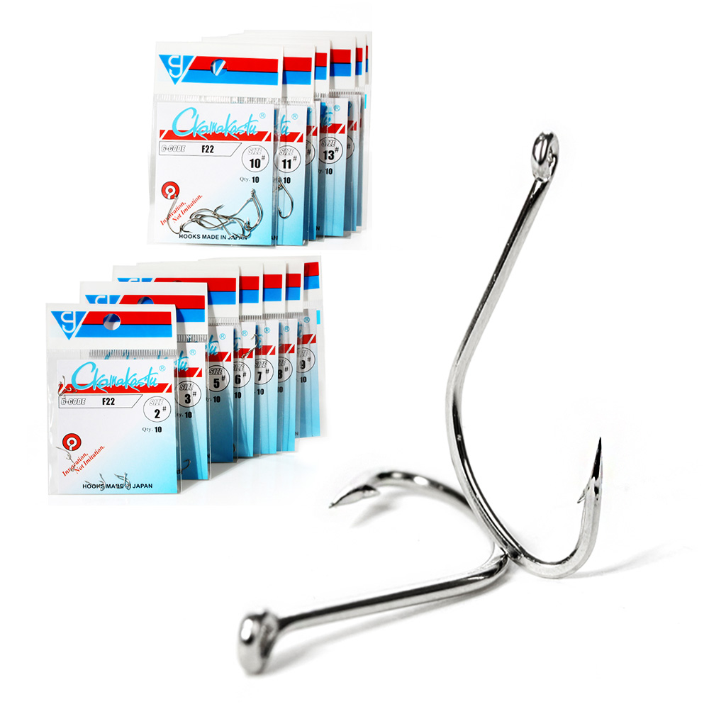Fishing Hook Barbless - Ckamastu F22 biała słonowodna pomocnicza główka