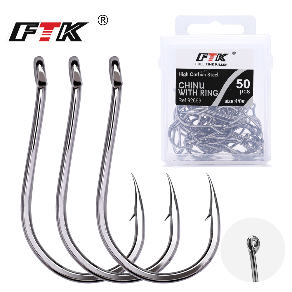 Fishing Hook Assortment - Haczyk wędkarski FTK CHINU z oczkiem