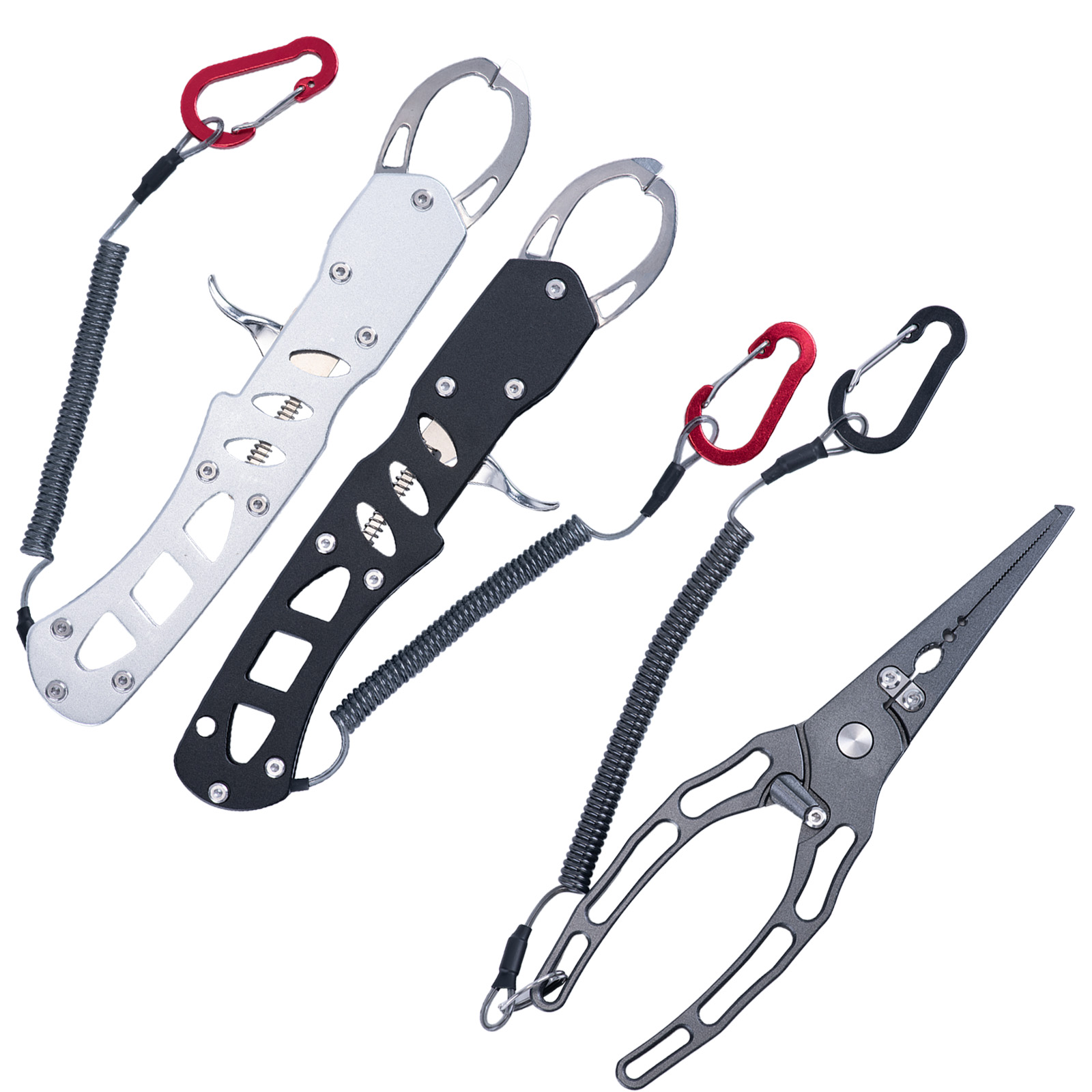 Fishing Hook Sharpener - Zestaw szczypiec wędkarskich i chwytaka do