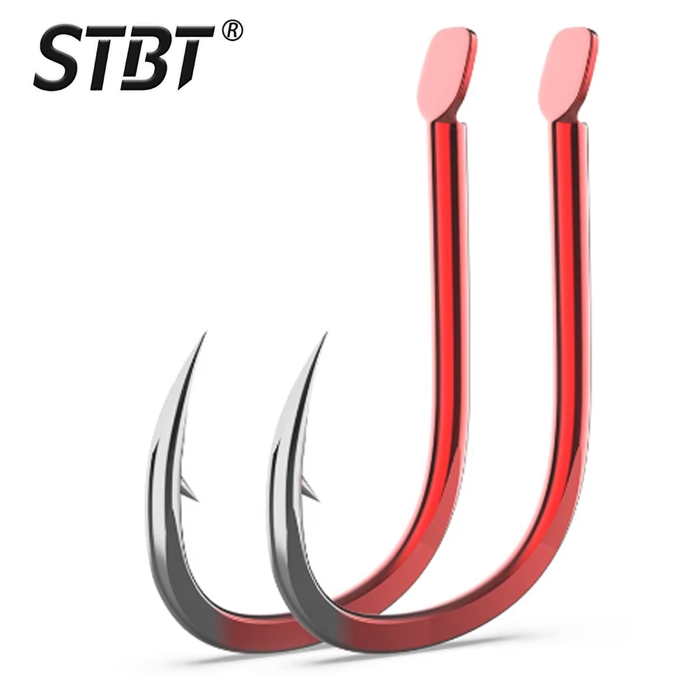 Fishing Hook Assortment - Nowe 50 sztuk/pudełko ISEAMA Haczyki węglowe