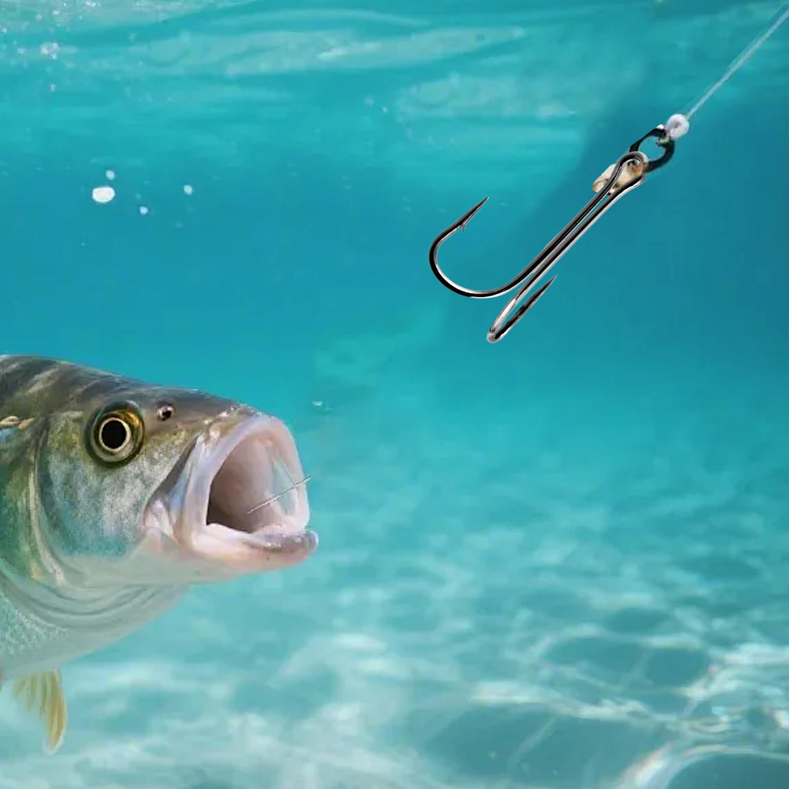 Haczyki z zadziorem 10 sztuk,  – Fishing Hook Treble recenzja i cena