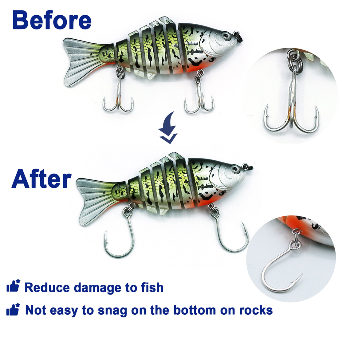 9KM Haki wędkarskie 25 sztuk H – Fishing Hook Barbless recenzja i cena